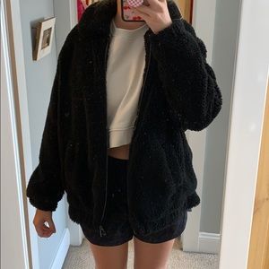 urban outfitters I AM GIA black style coat